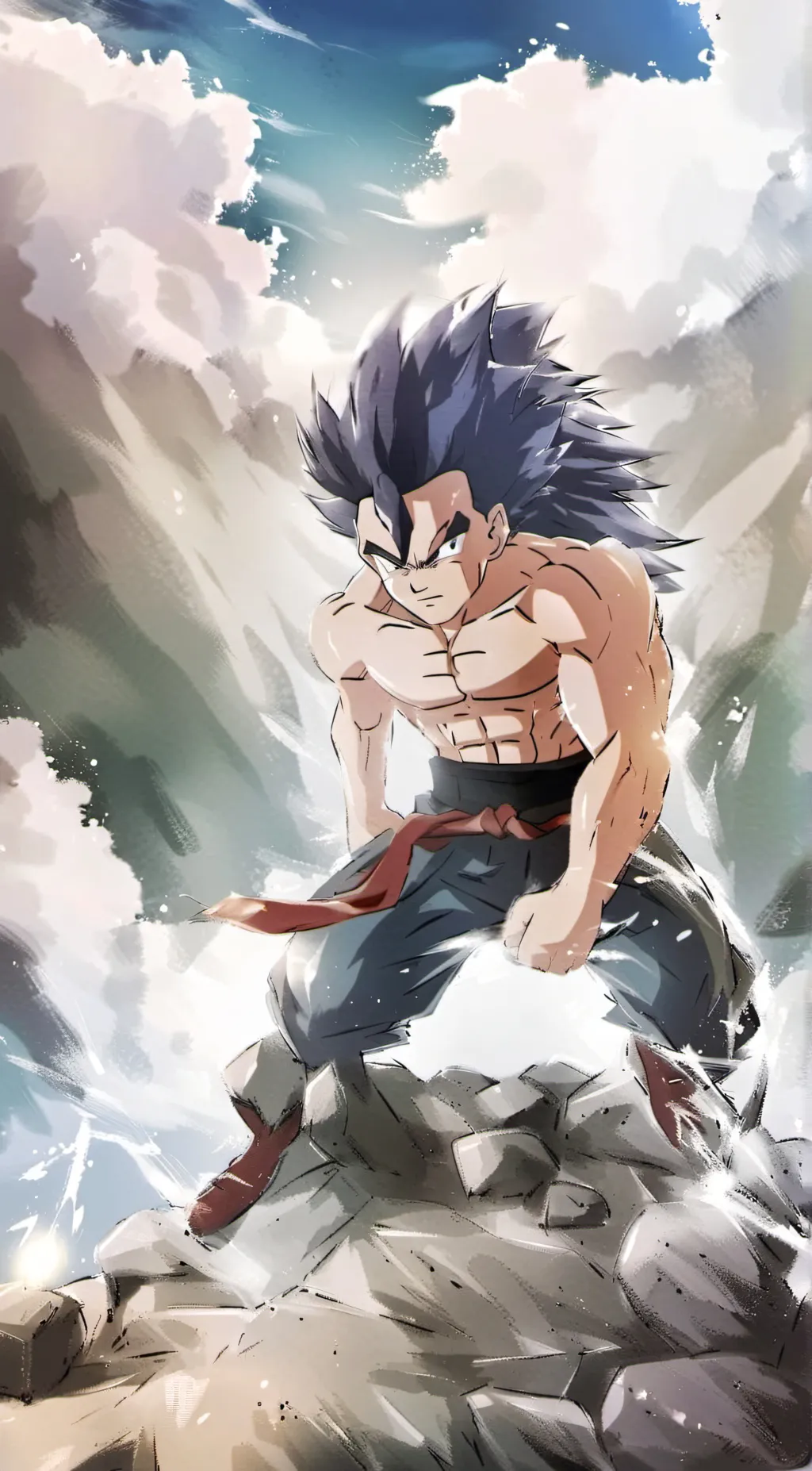 ai character: Vegeta  background