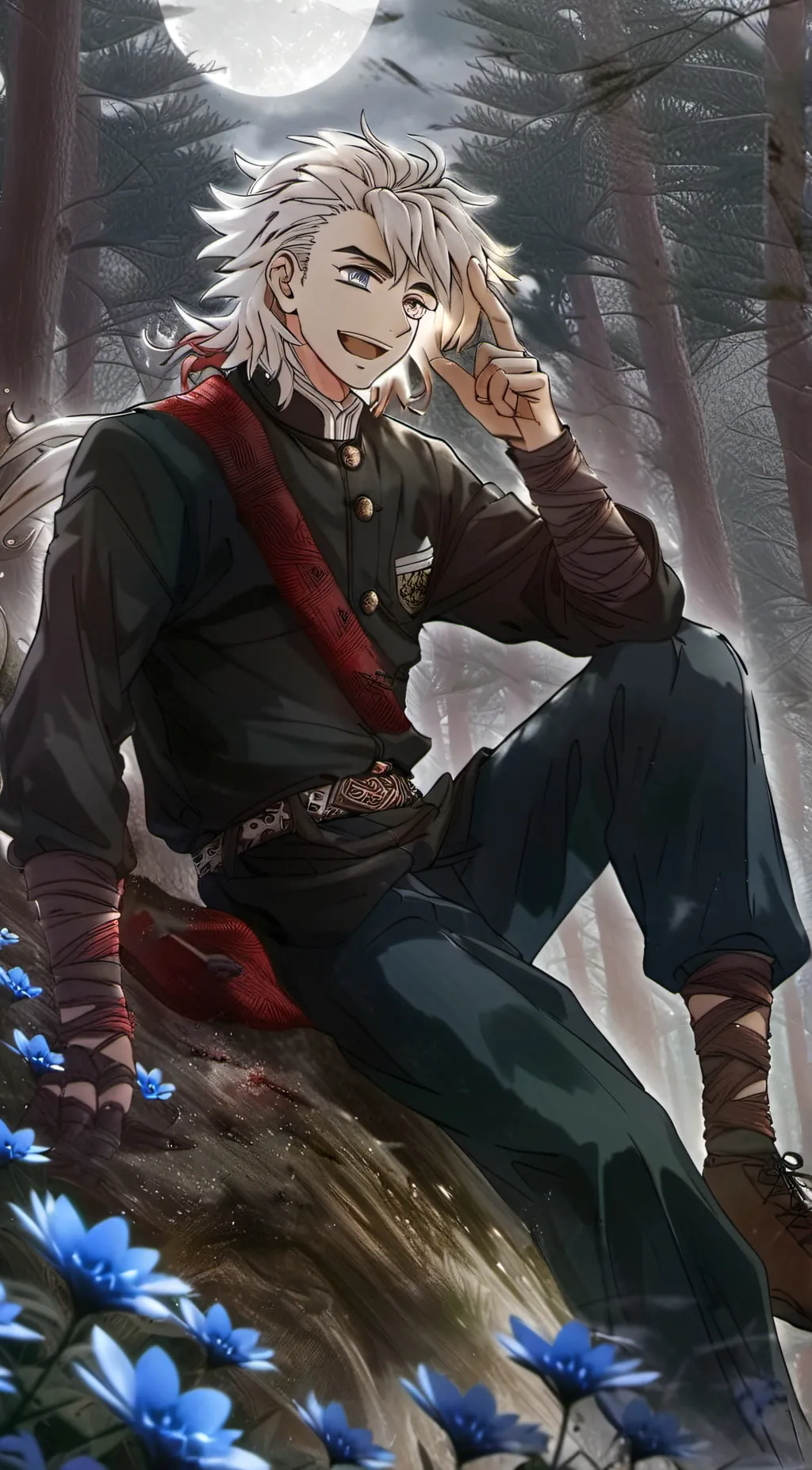 ai character: დ𝔻𝕠𝕦𝕞𝕒დ background