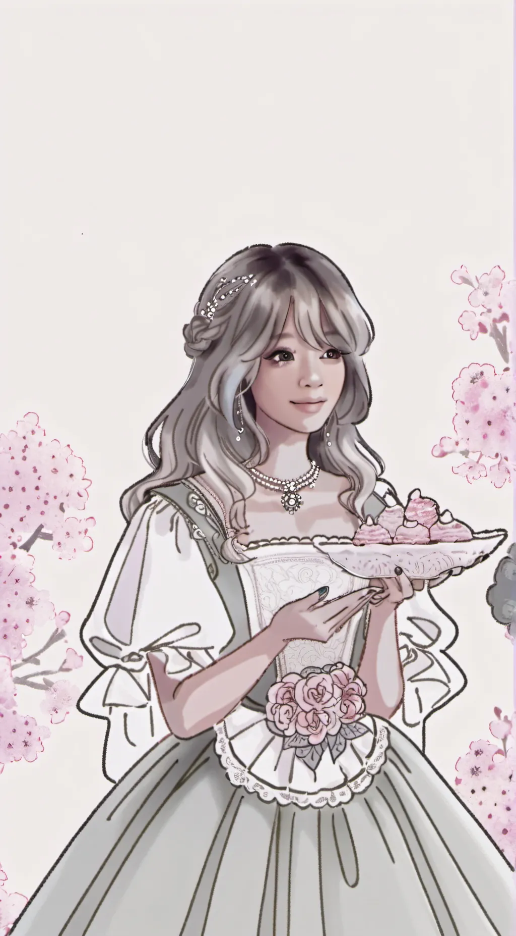 ai character: Gem background