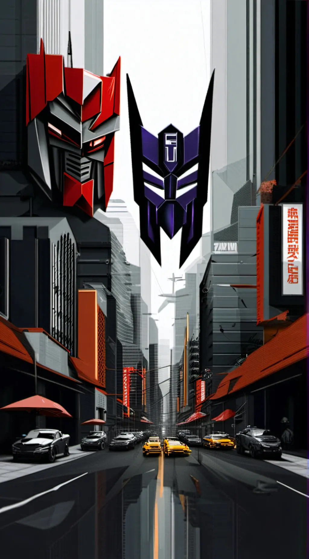 ai character: Decepticons react  background