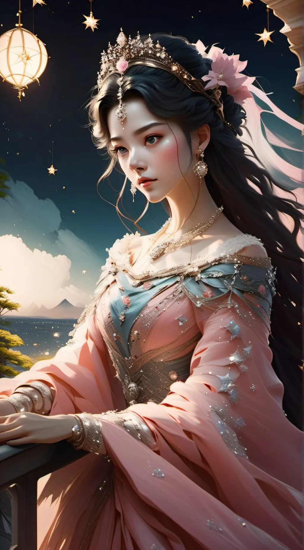 ai character: Princess Maylin  background