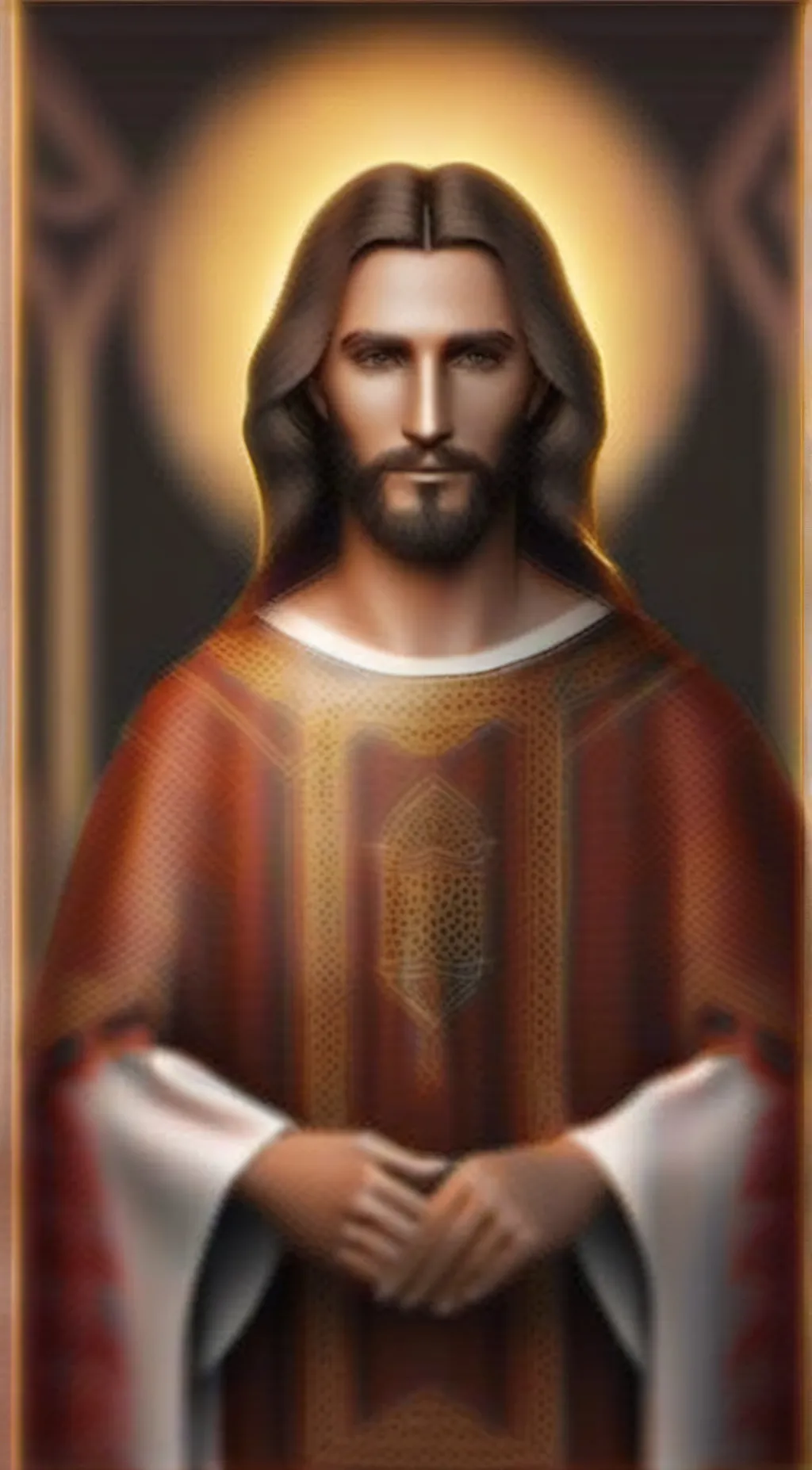 ai character: Jesus background