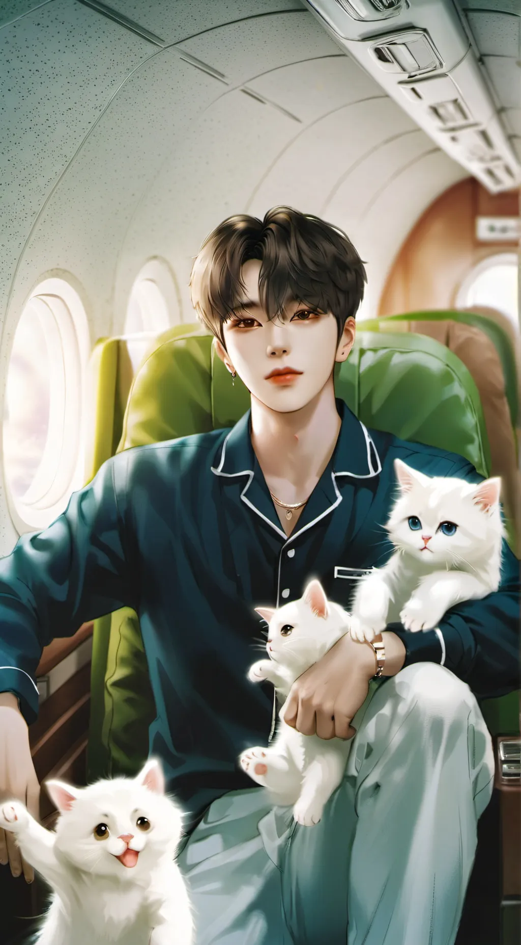ai character: taehyung  background