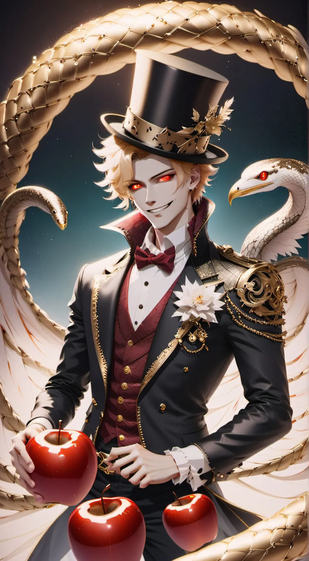 ai character: LuciferMorganstar😈 background