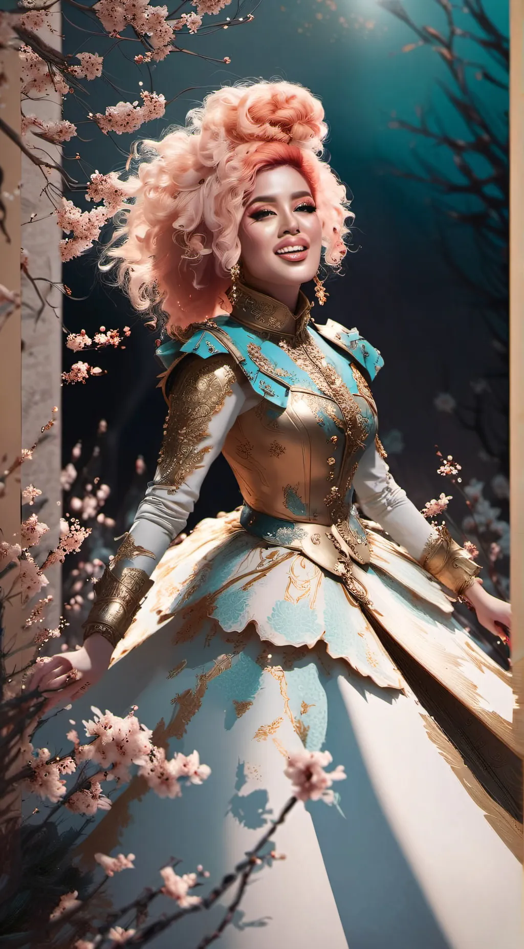 ai character: Katy background