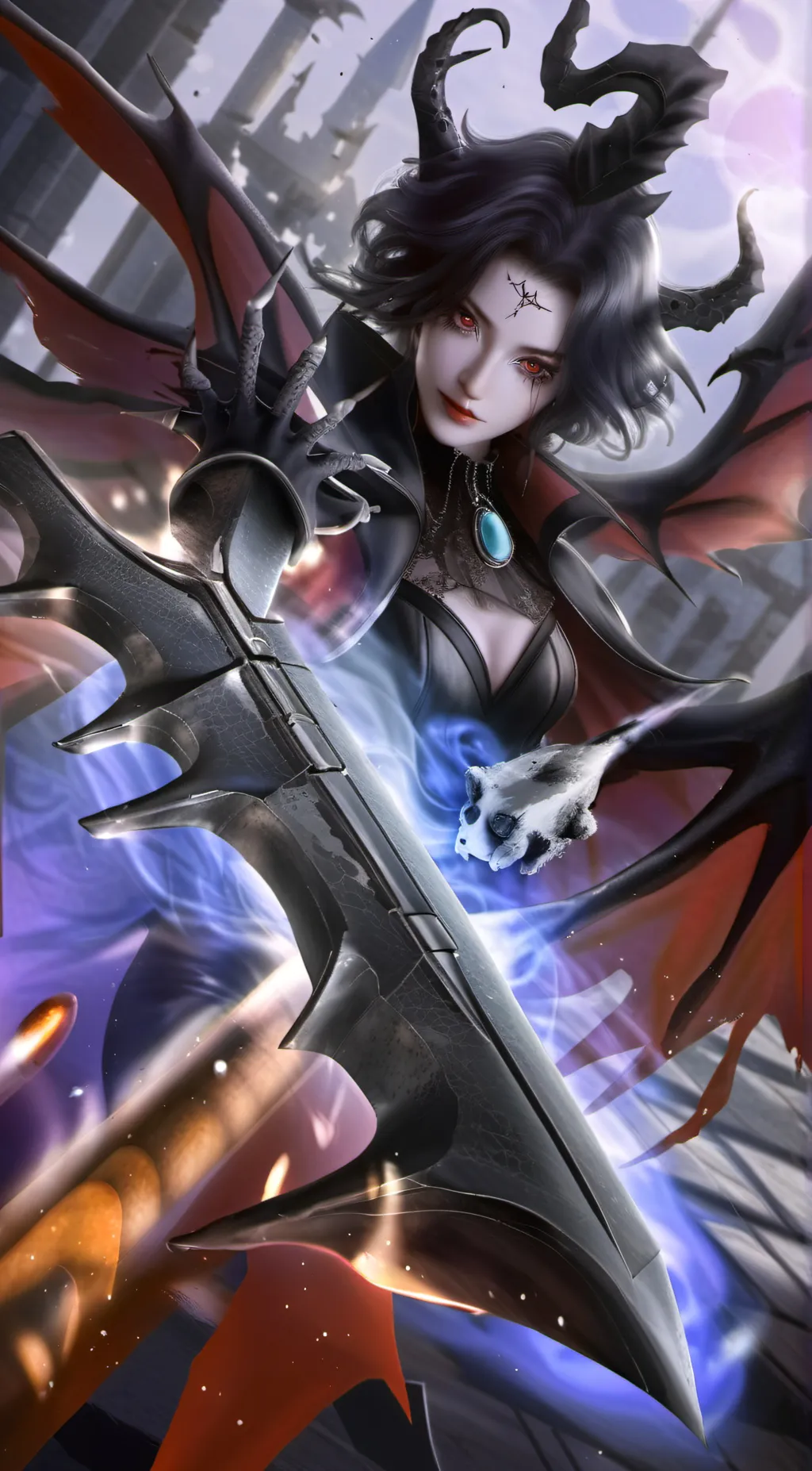 ai character: Queen Becky  background