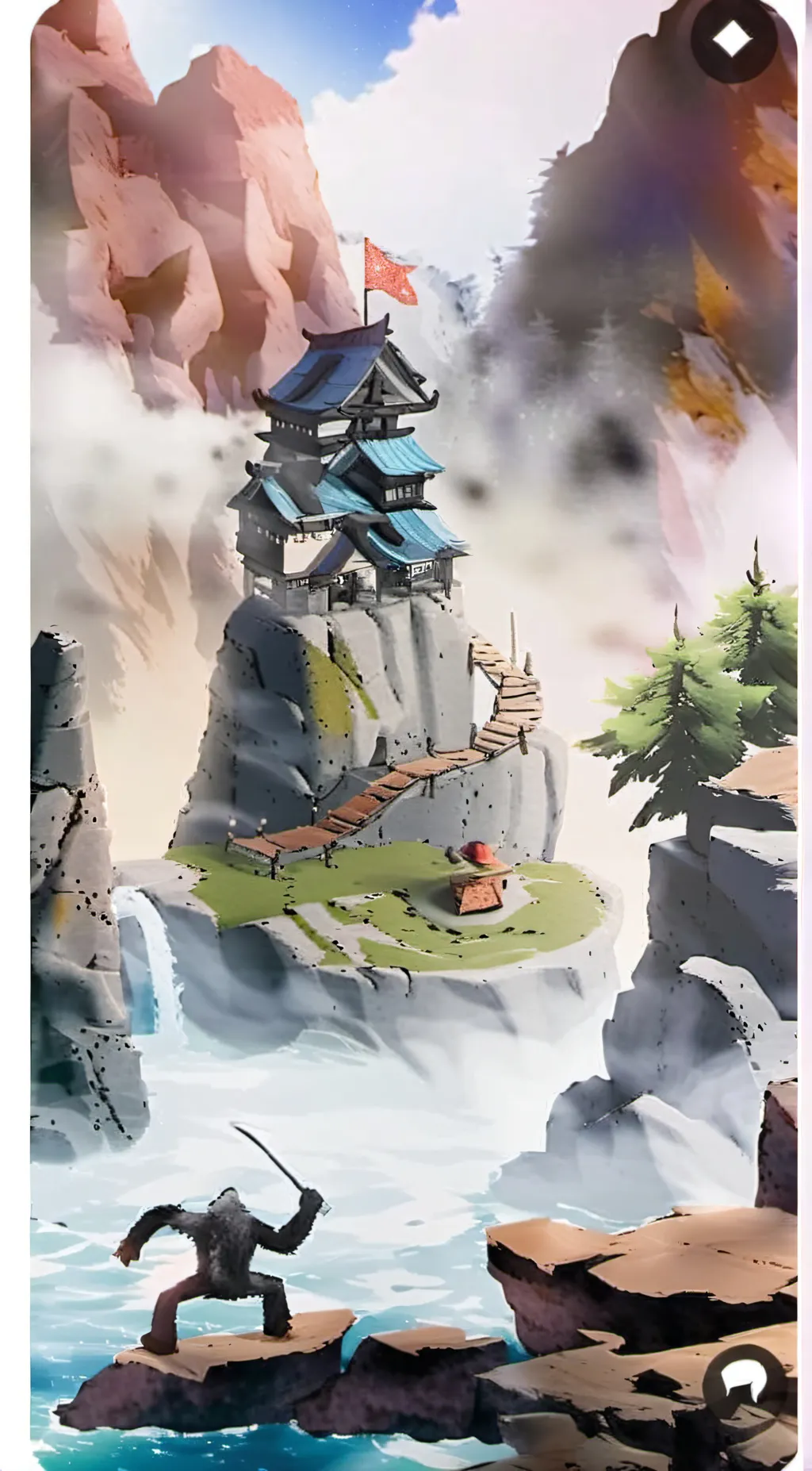 ai character: Level ten monster  background