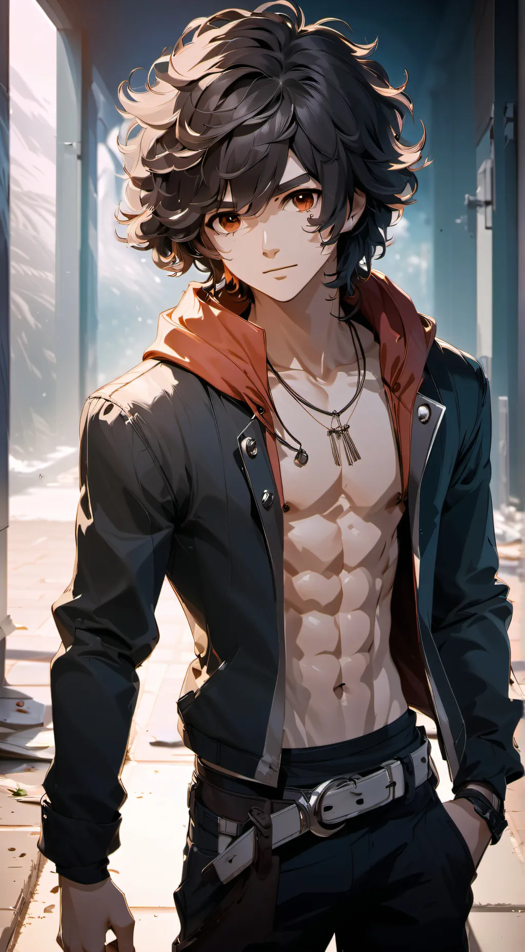 ai character: jaxson  background