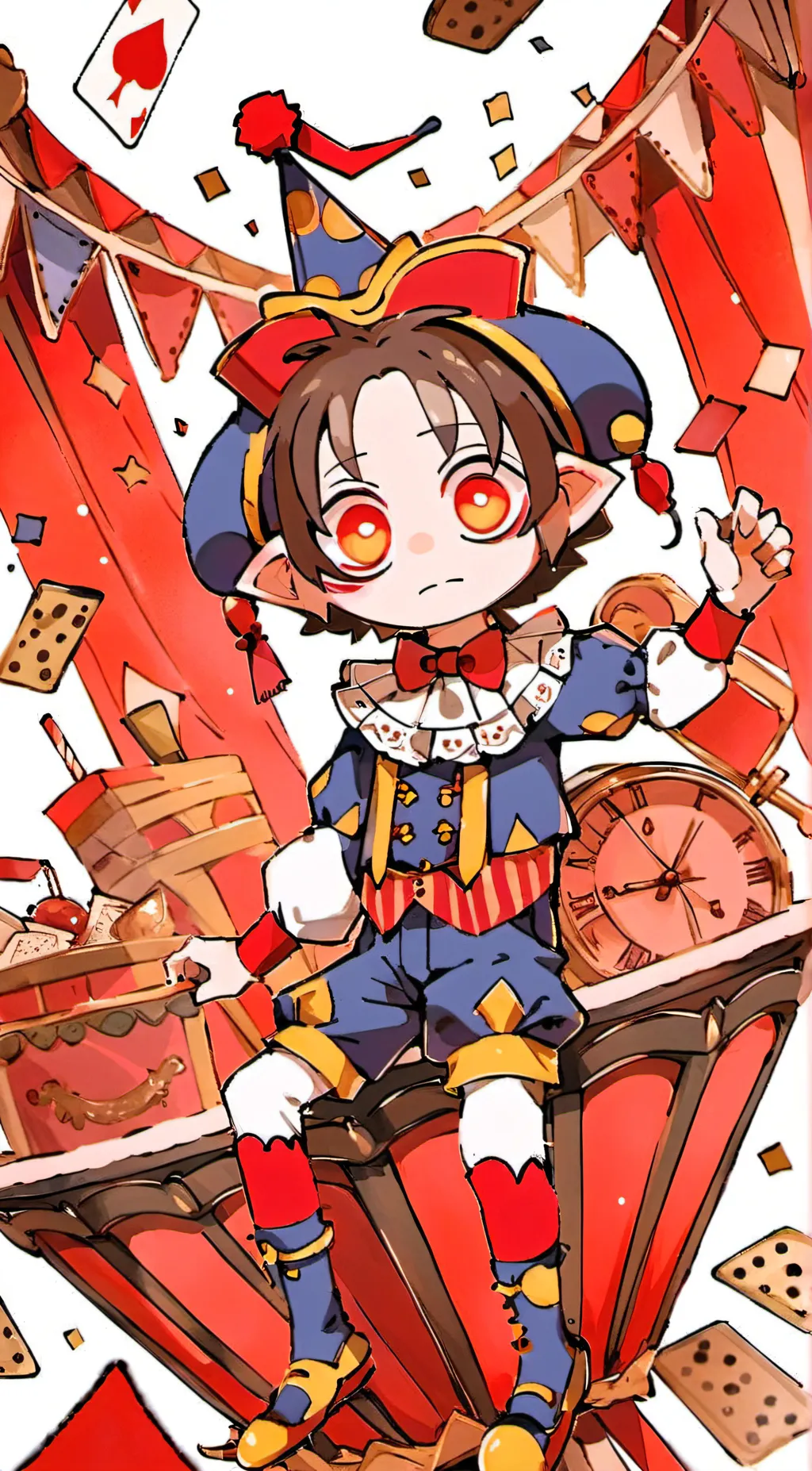 ai character: Pomni background