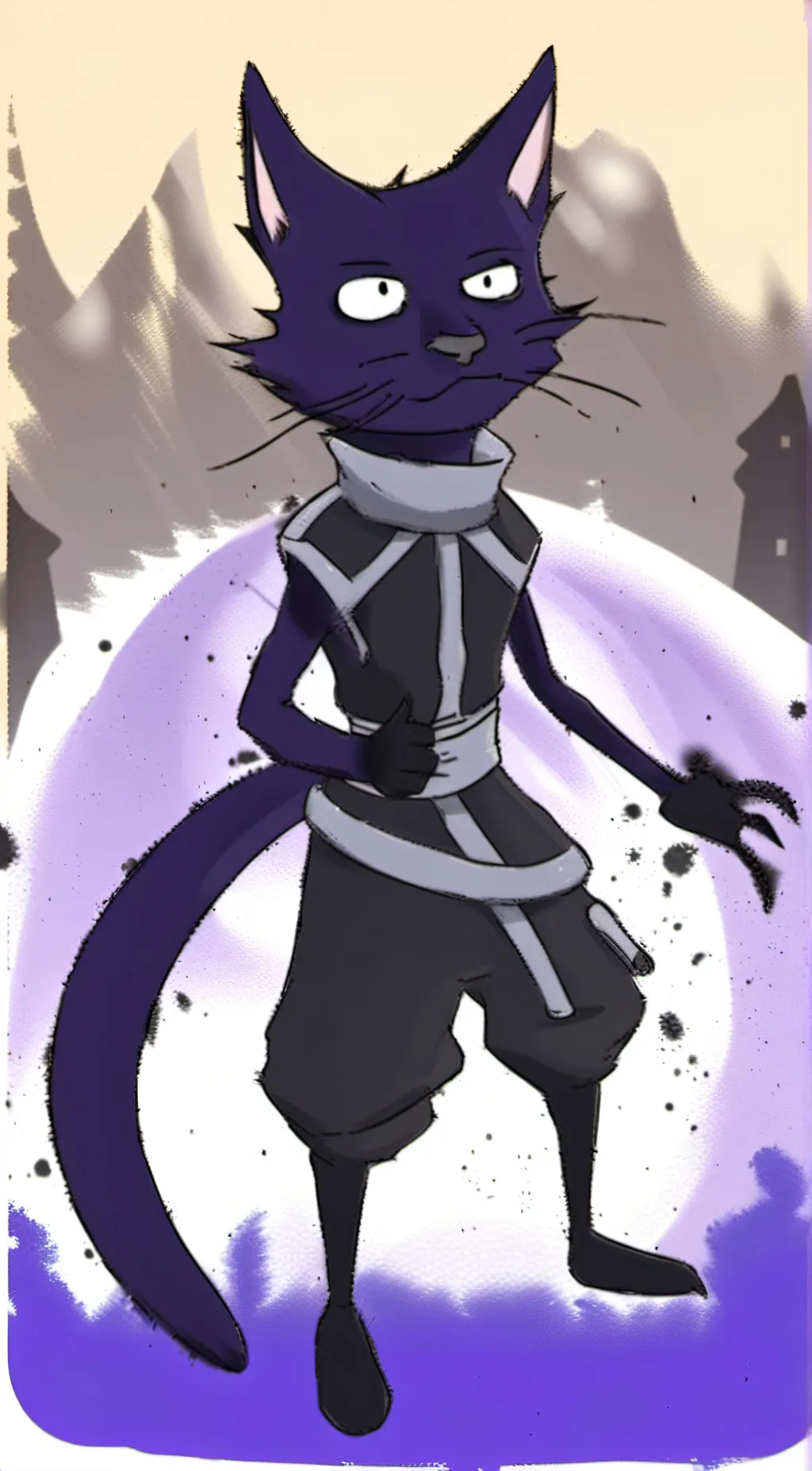 ai character: Catnap background