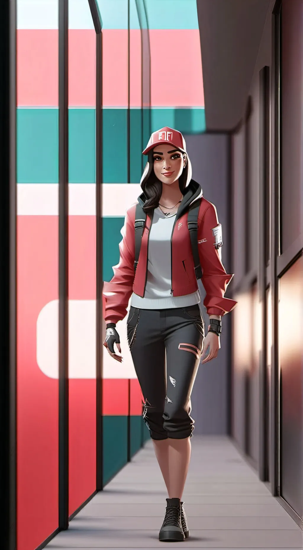 ai character: RUBY 19  background
