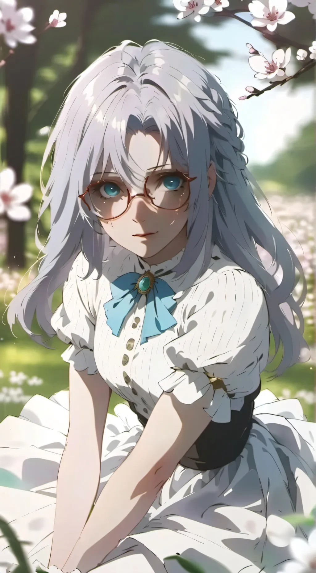 ai character: amber background