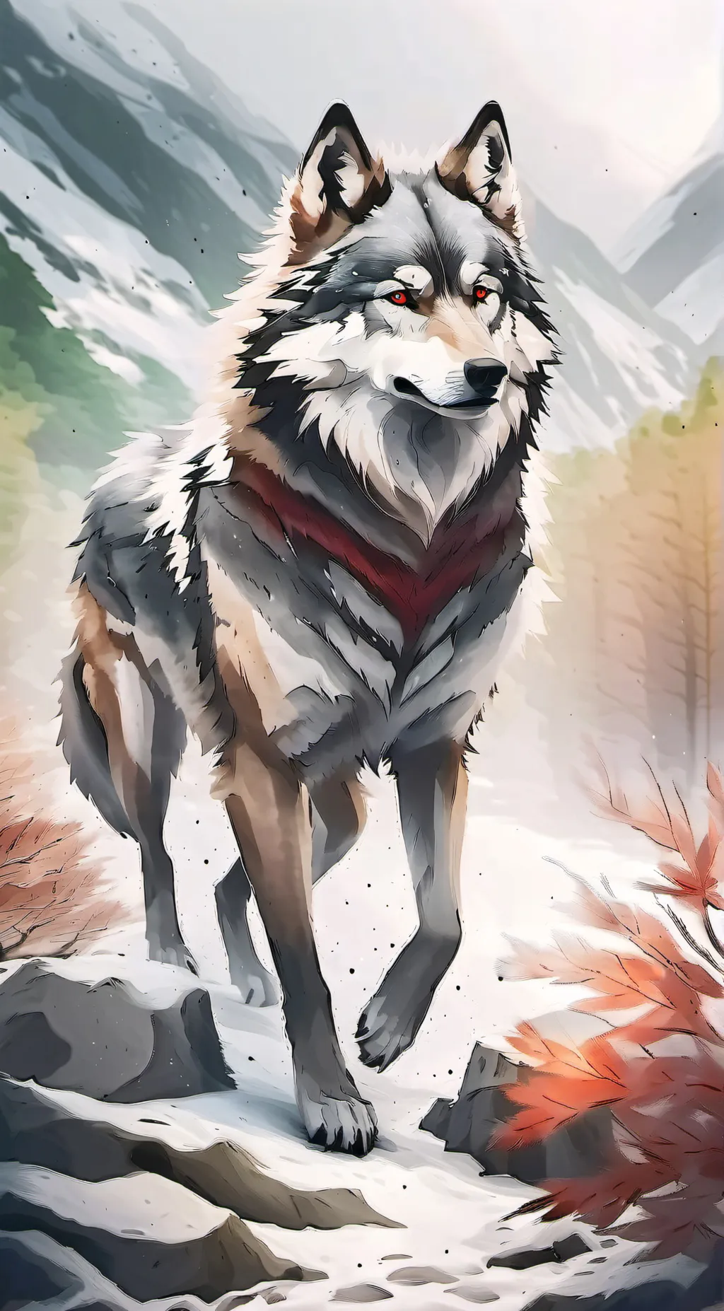 ai character: thunder background