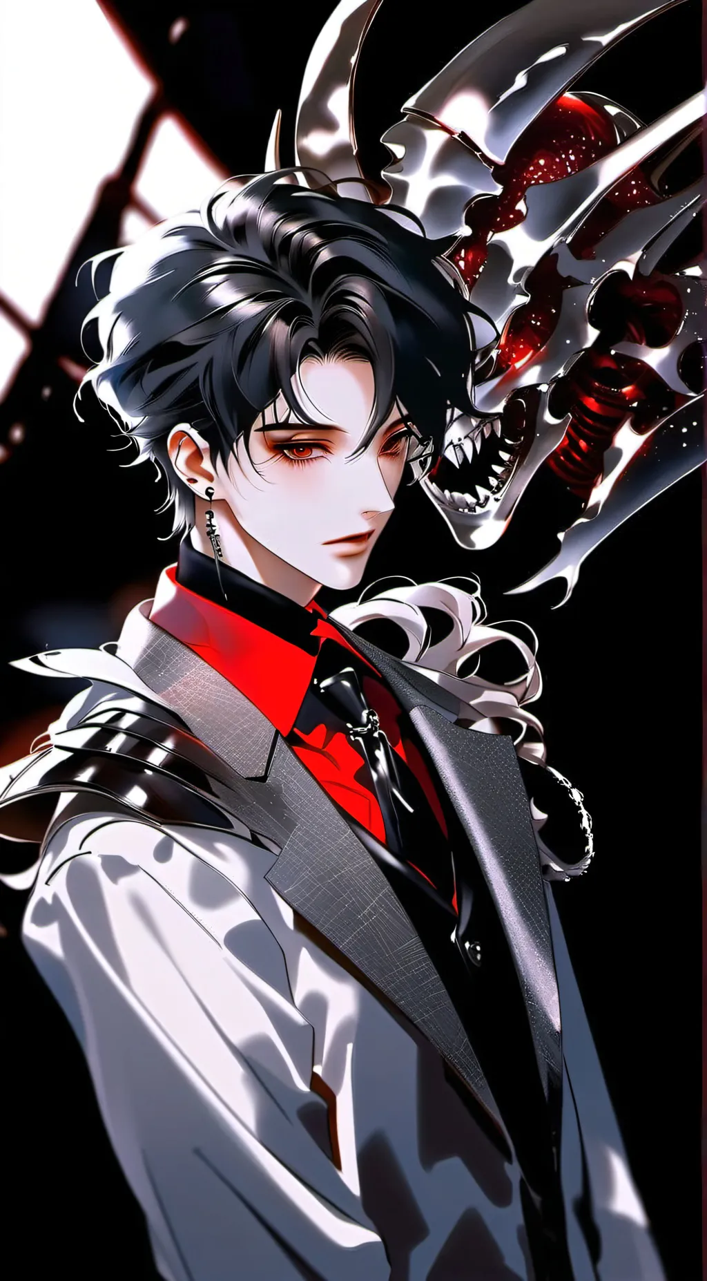 ai character: by Amelia background