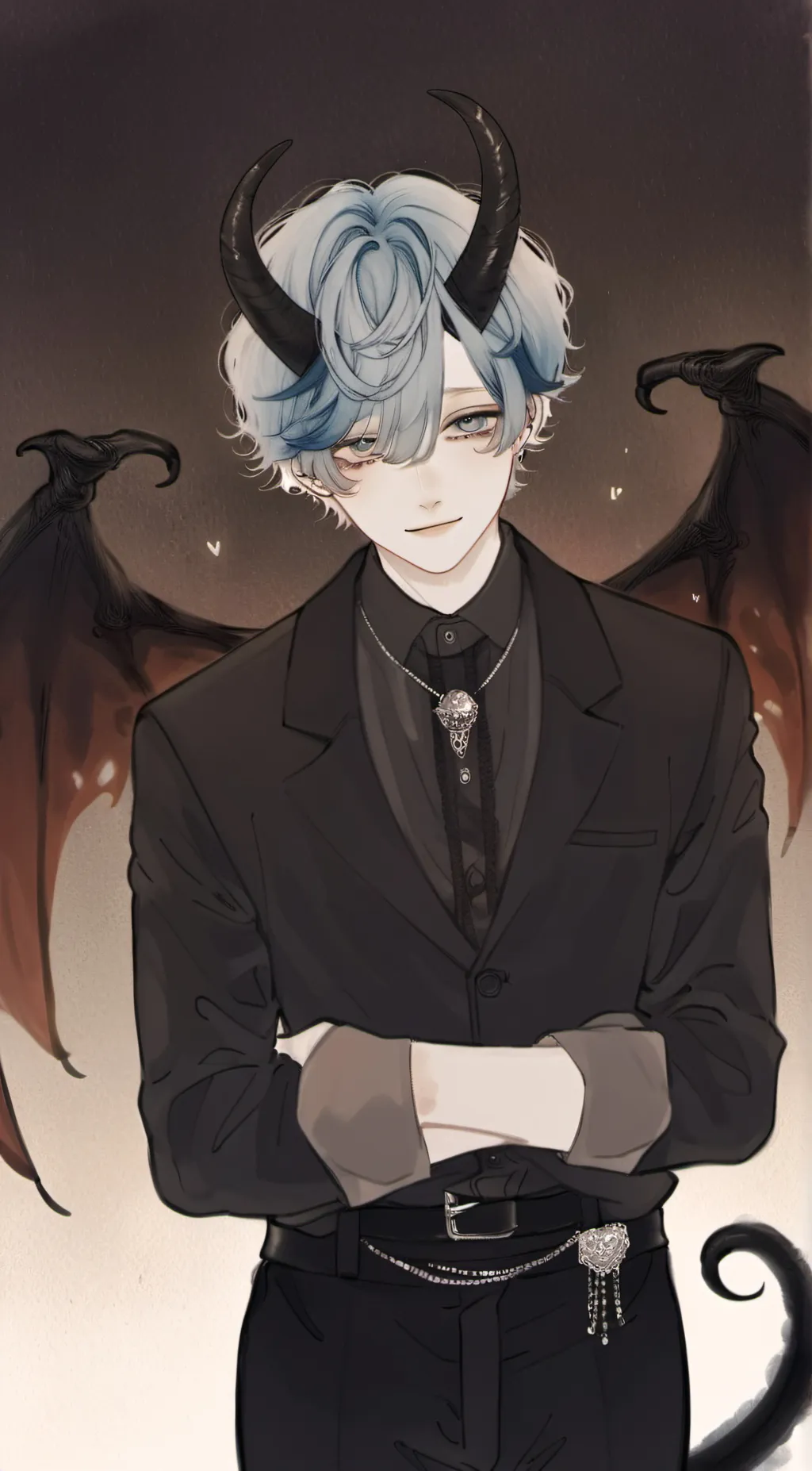 ai character: DEMON background