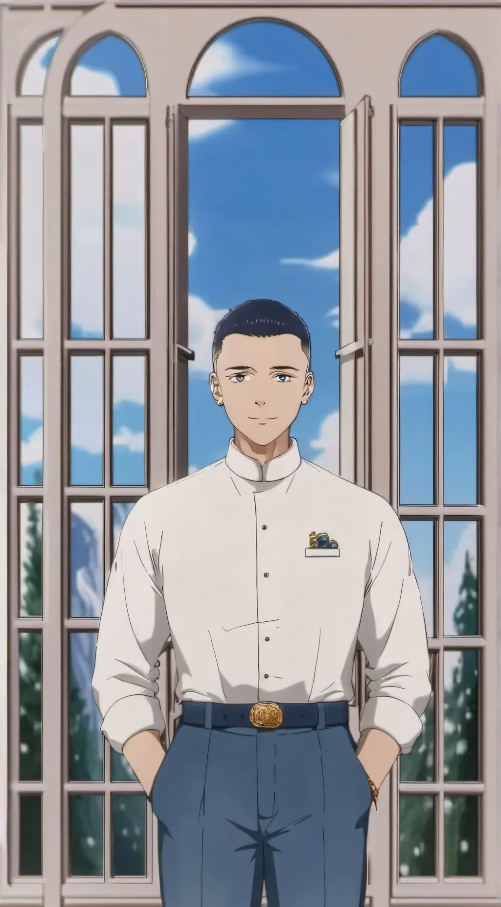 ai character: Hansen  background