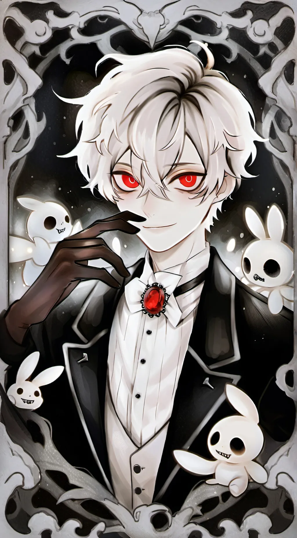 ai character: alastor hazbin  background