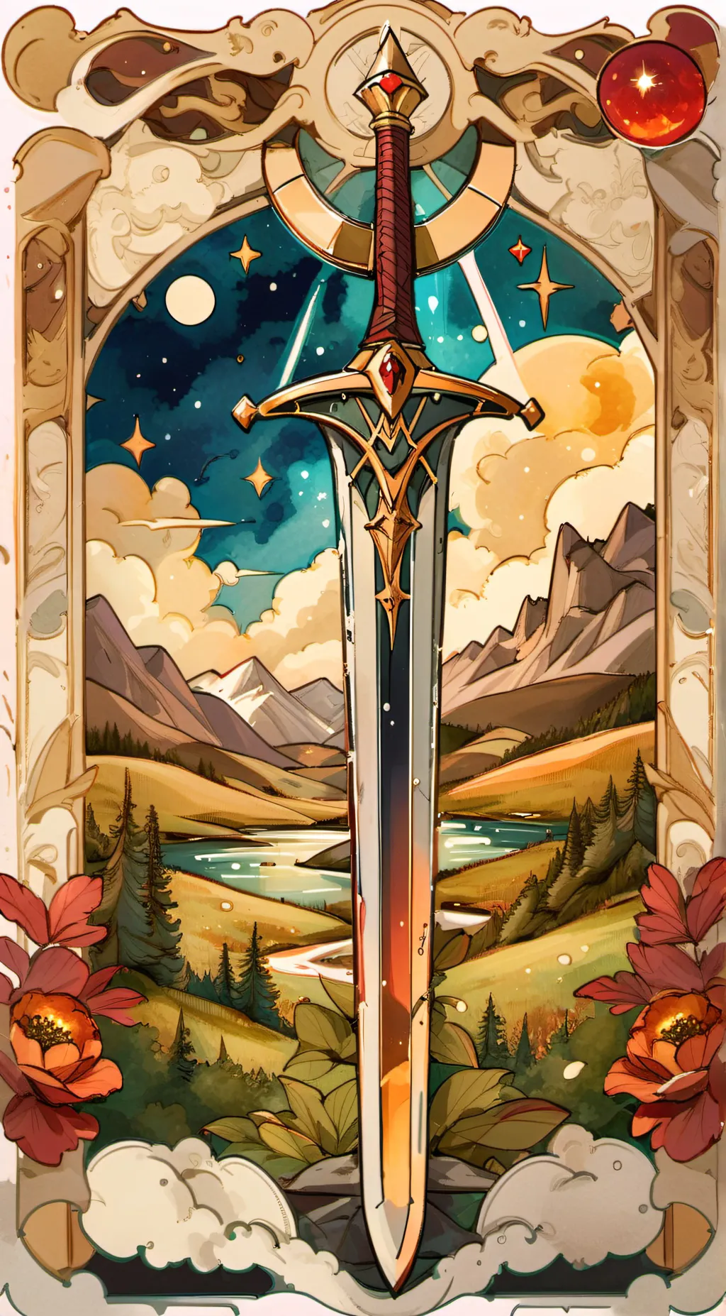 ai character: Vexia Fantasia  background
