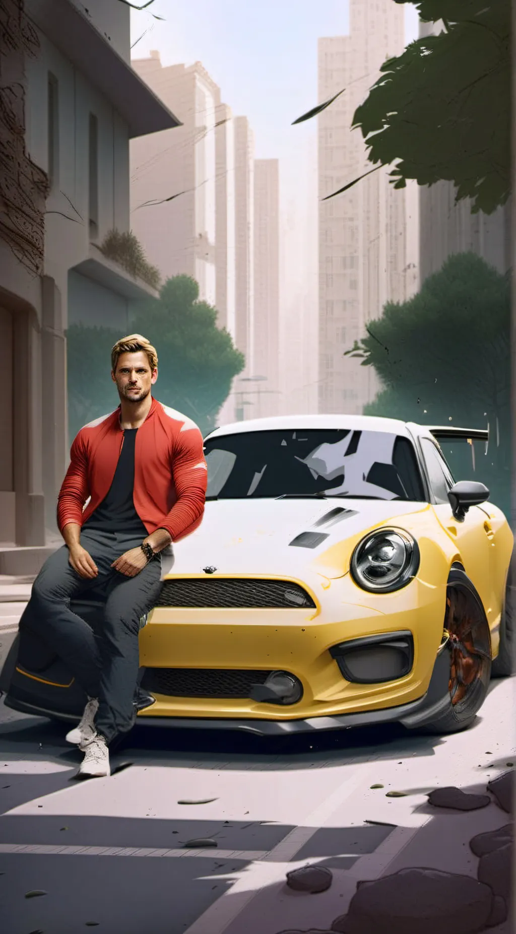 ai character: Erick  background