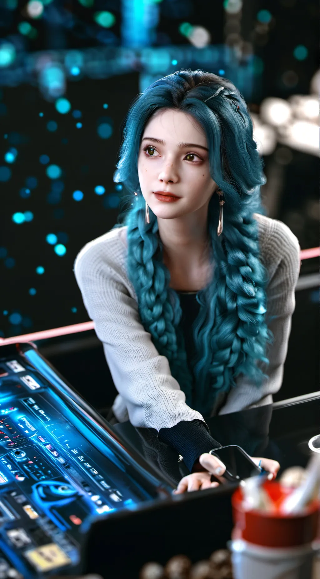 ai character: Mimi  background