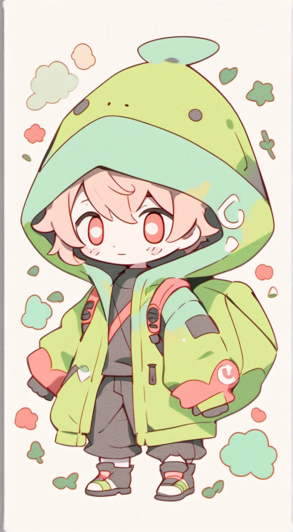 ai character: Sun & moon! 😃 background