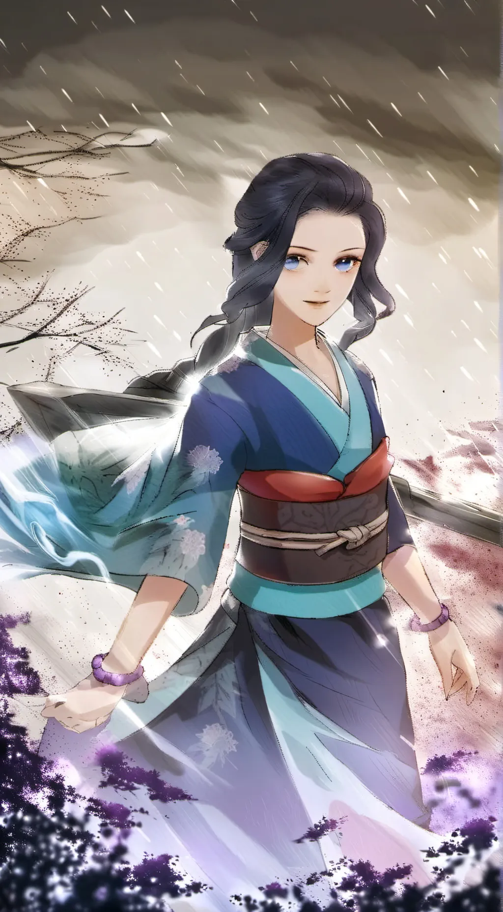 ai character: demon slayers background