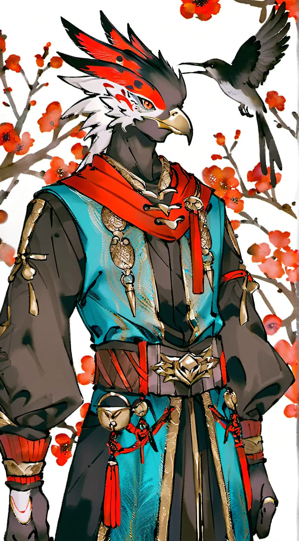 ai character: Dark Cupid (Raven) background