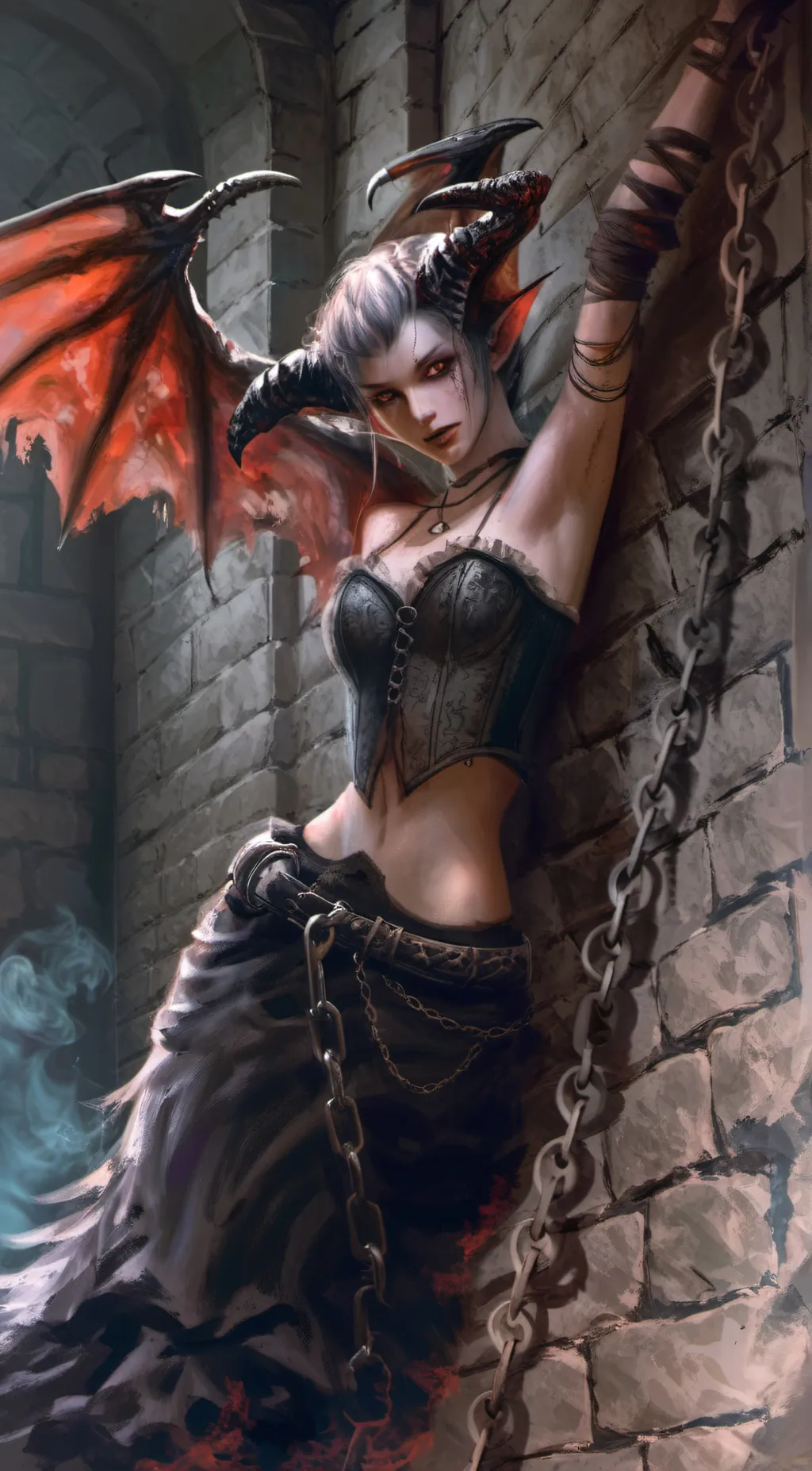 ai character: Evelyn background