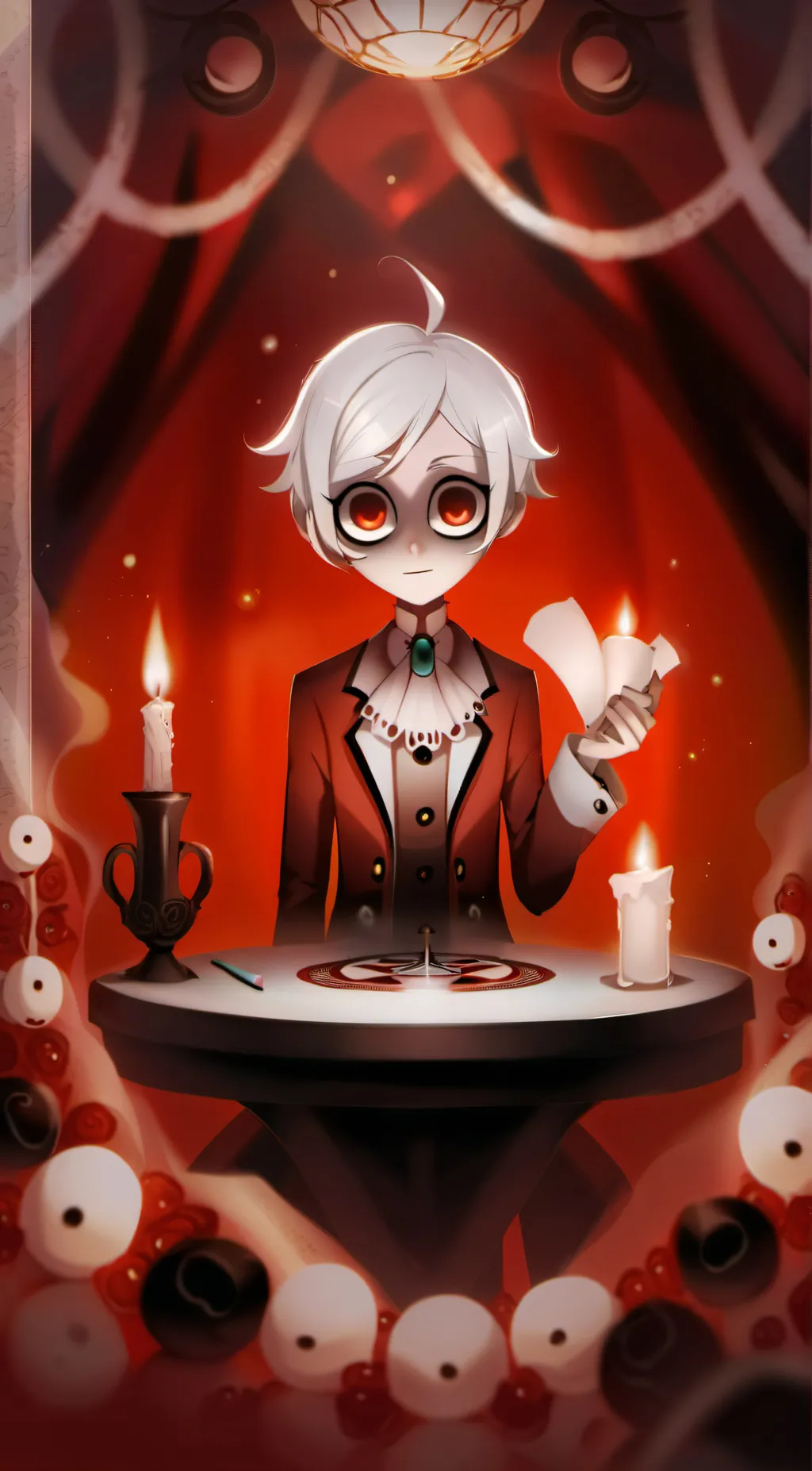 ai character: Oscar dremed background
