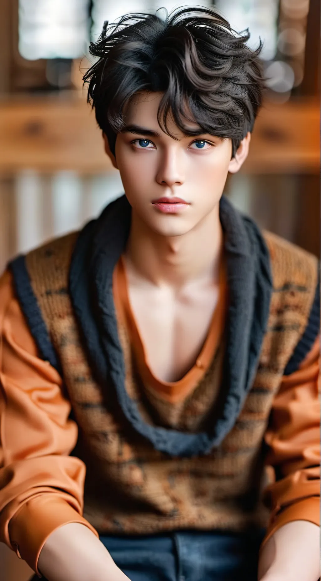 ai character: Carter Dae Kim background