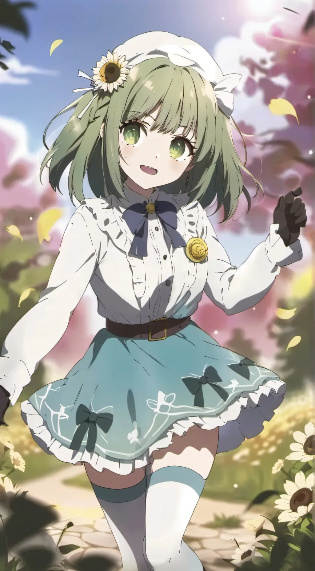 ai character: on linjo background