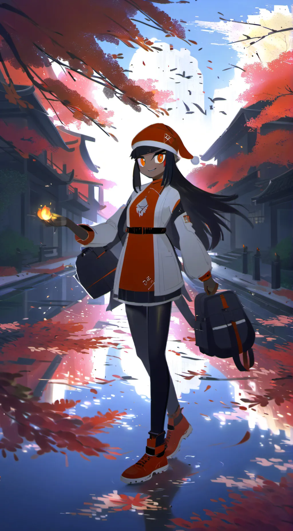 ai character: glory background