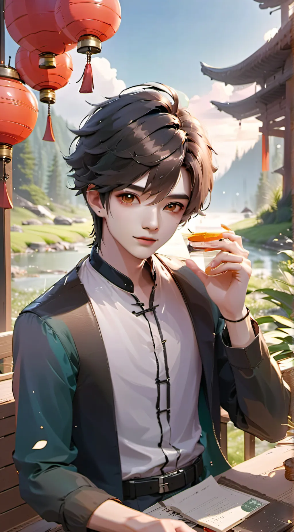 ai character: Ollie background