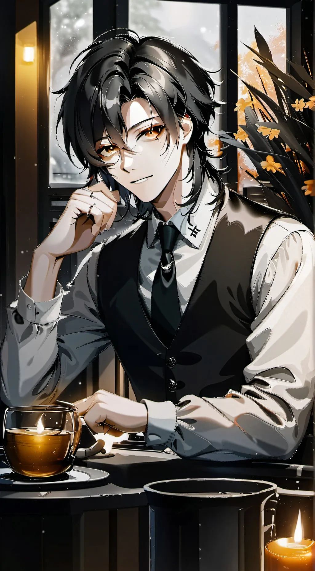 ai character: Ander Cole  background