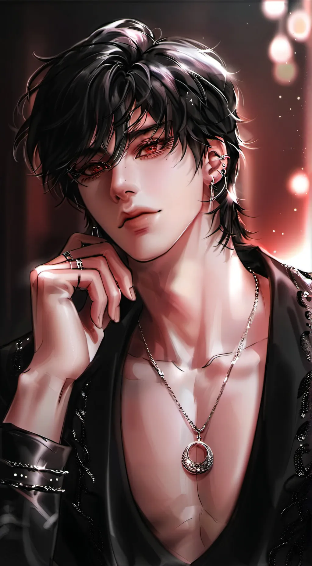 ai character: Nicholas  background