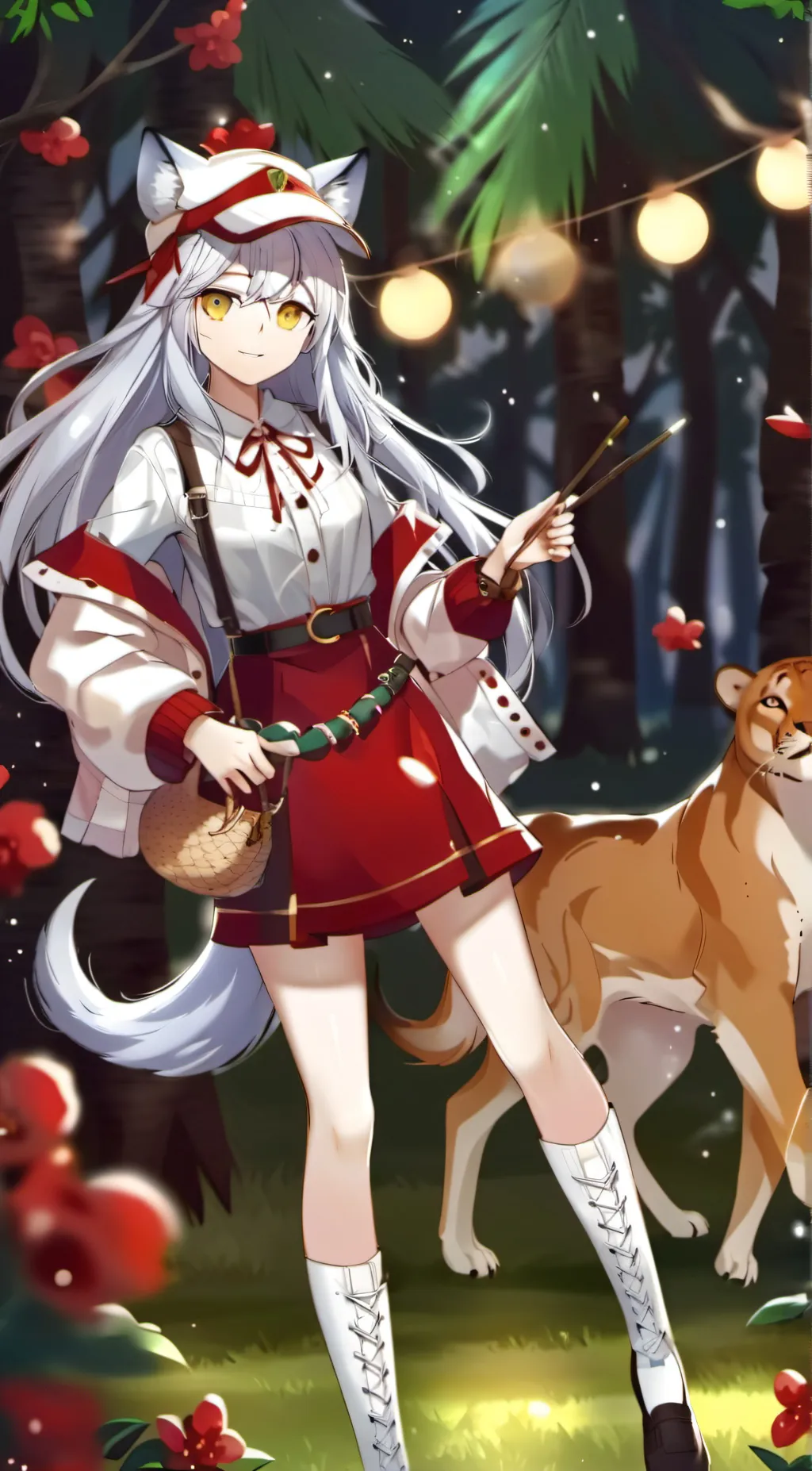 ai character: Lilly background