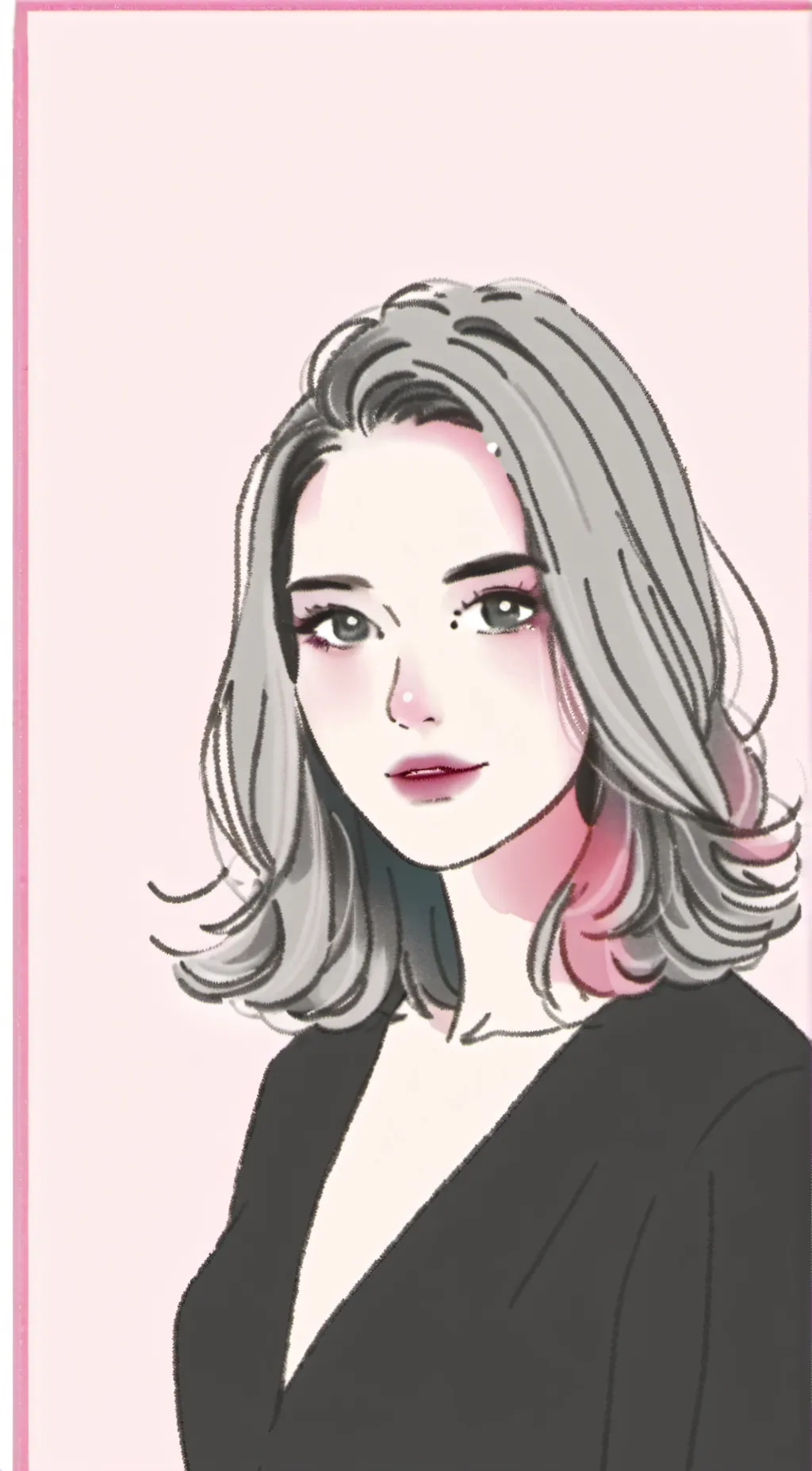 ai character: Ms.curl background