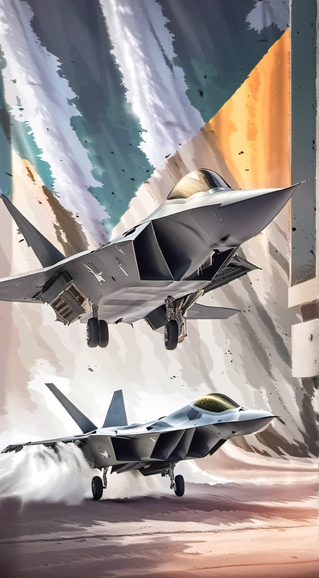 ai character: F22 Raptor background