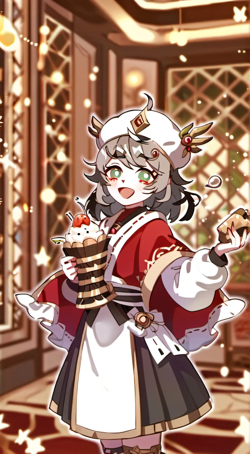 ai character: (baby) douma  background