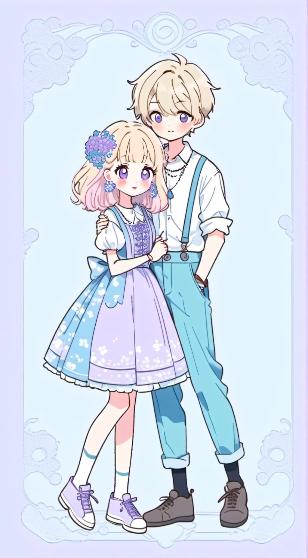 ai character: Lucilith! (MY AU)  background
