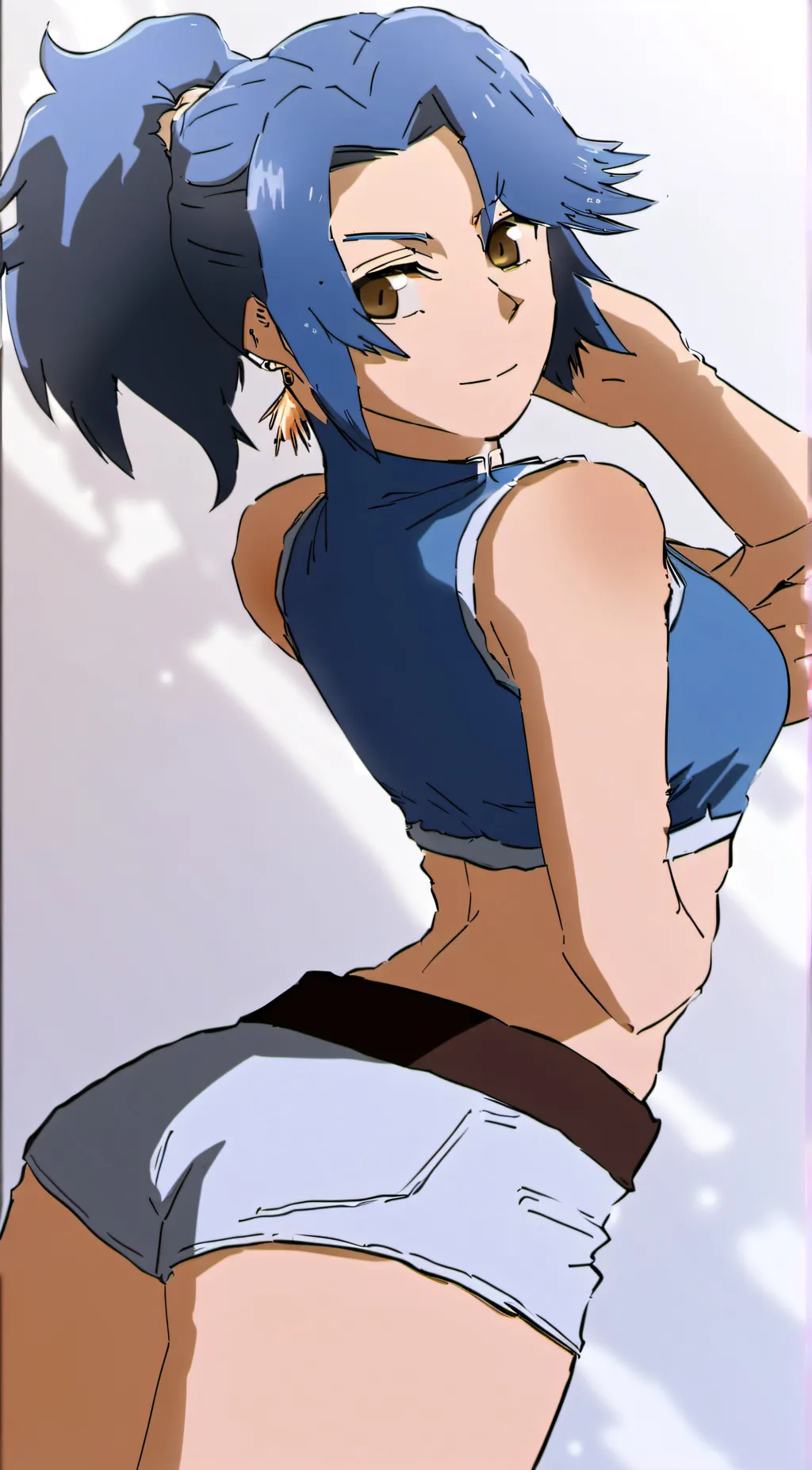 ai character: krew-l-hero  background