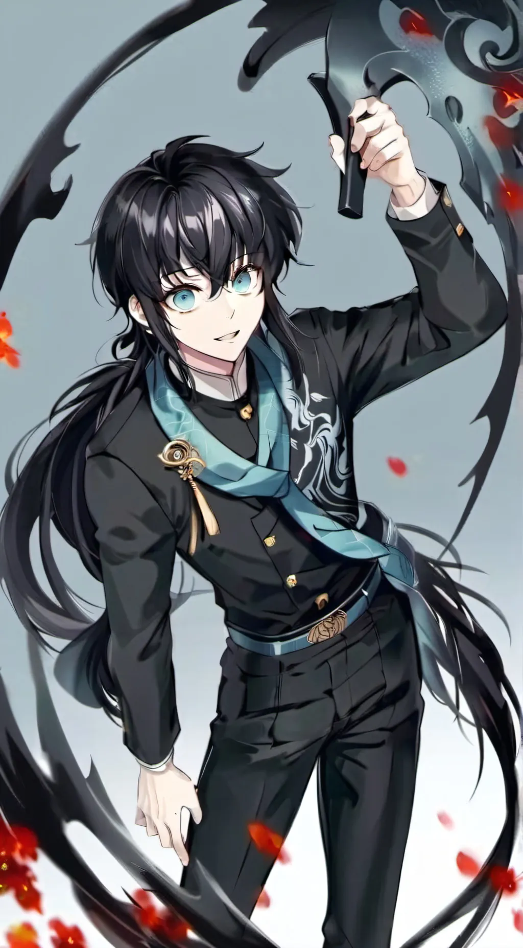 ai character: Muichiro tokito  background