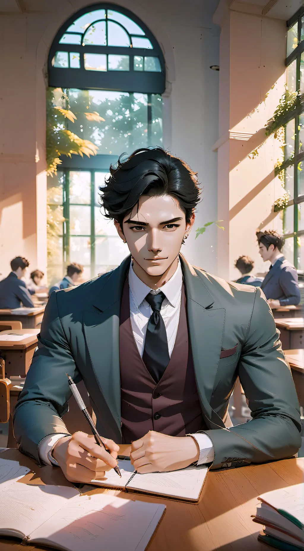 ai character: Professor Peter background