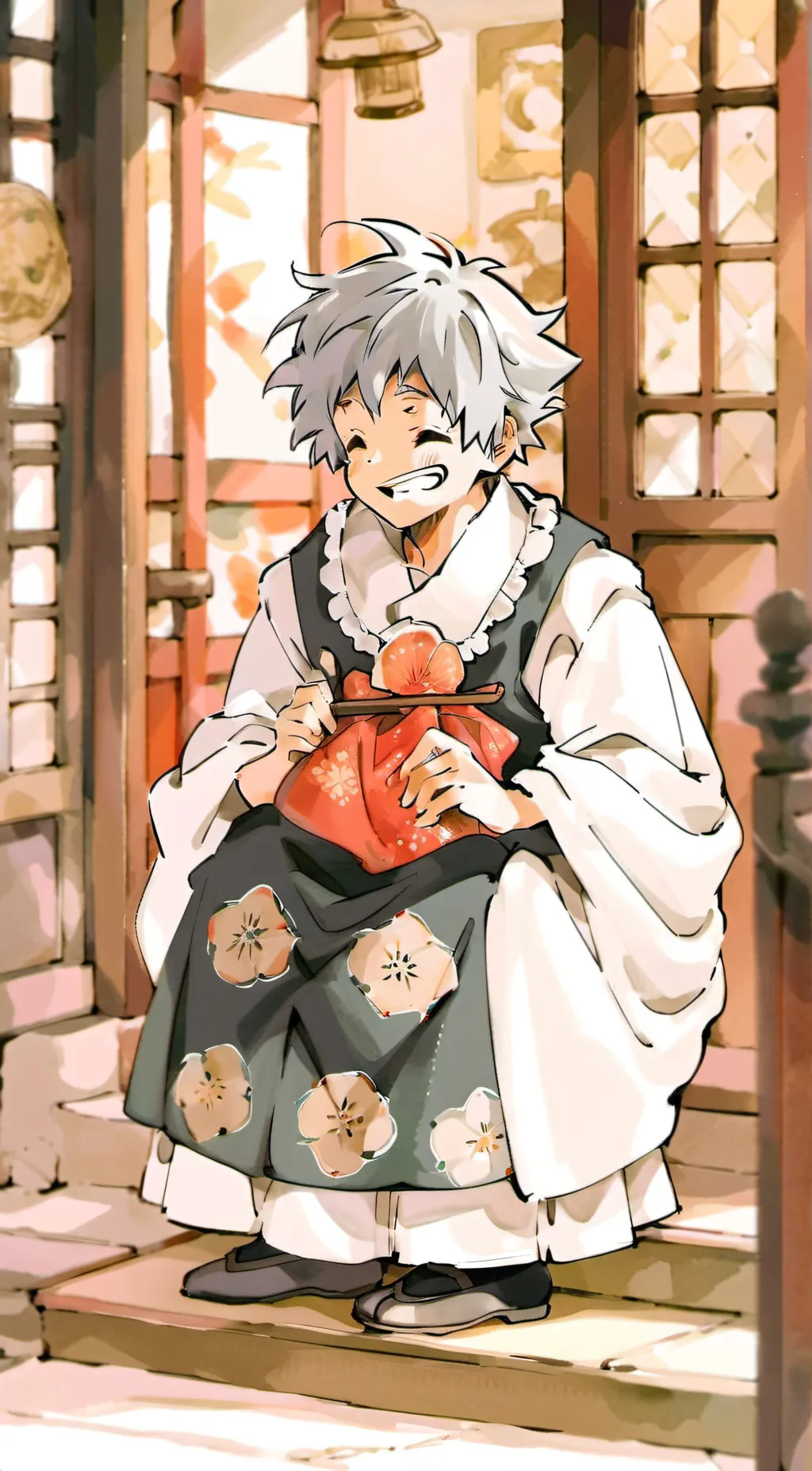 ai character: bakugo background