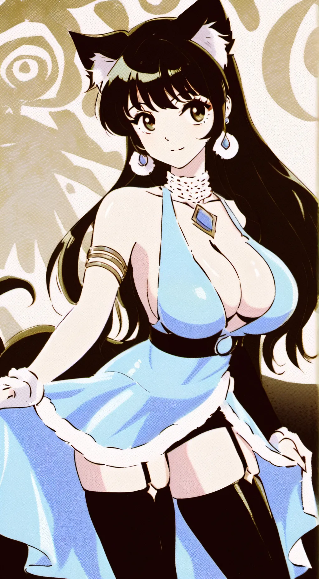 ai character: snowball background
