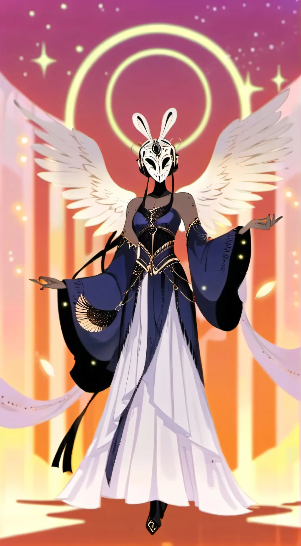 ai character: Galaxia background