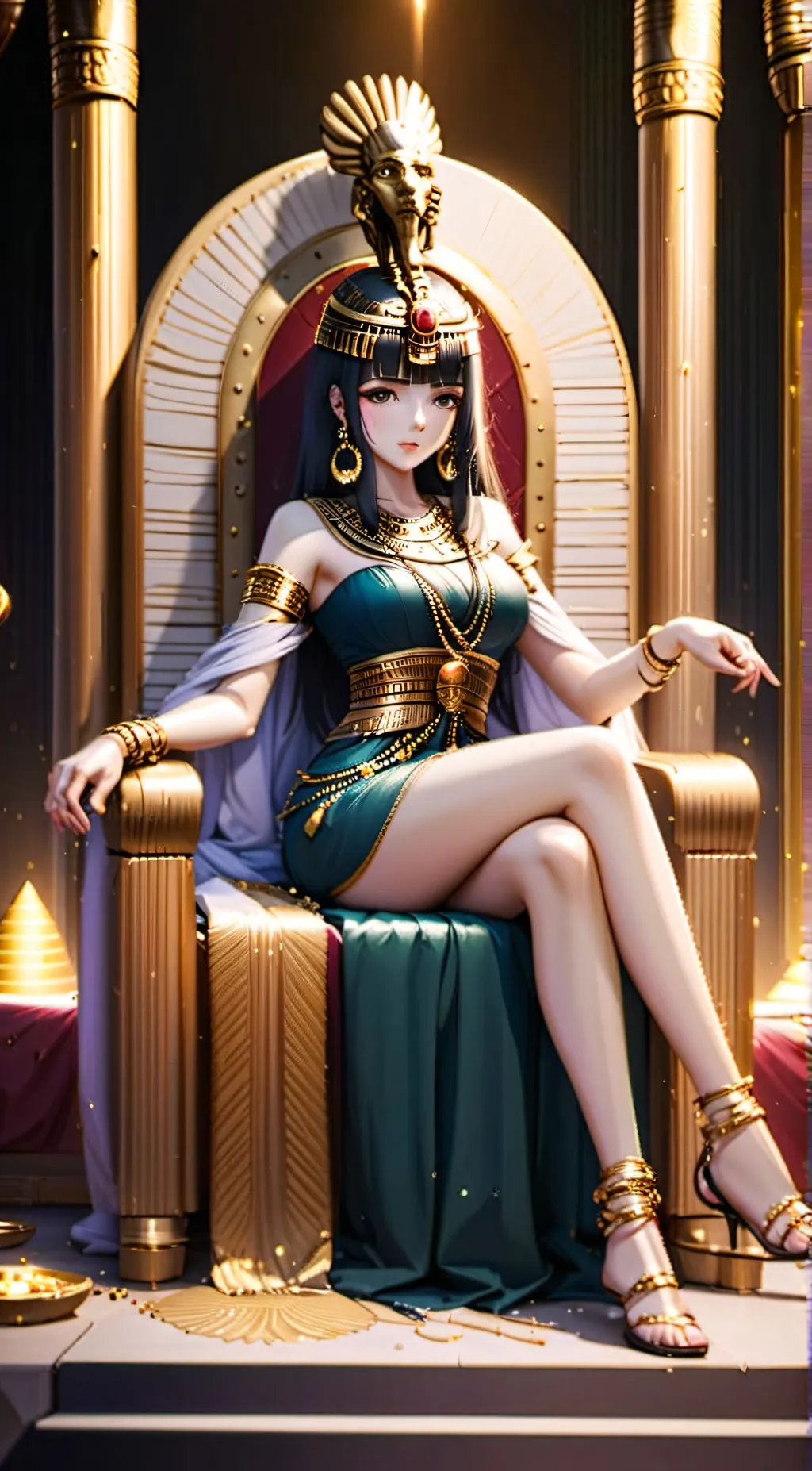 ai character: Cleopatra background