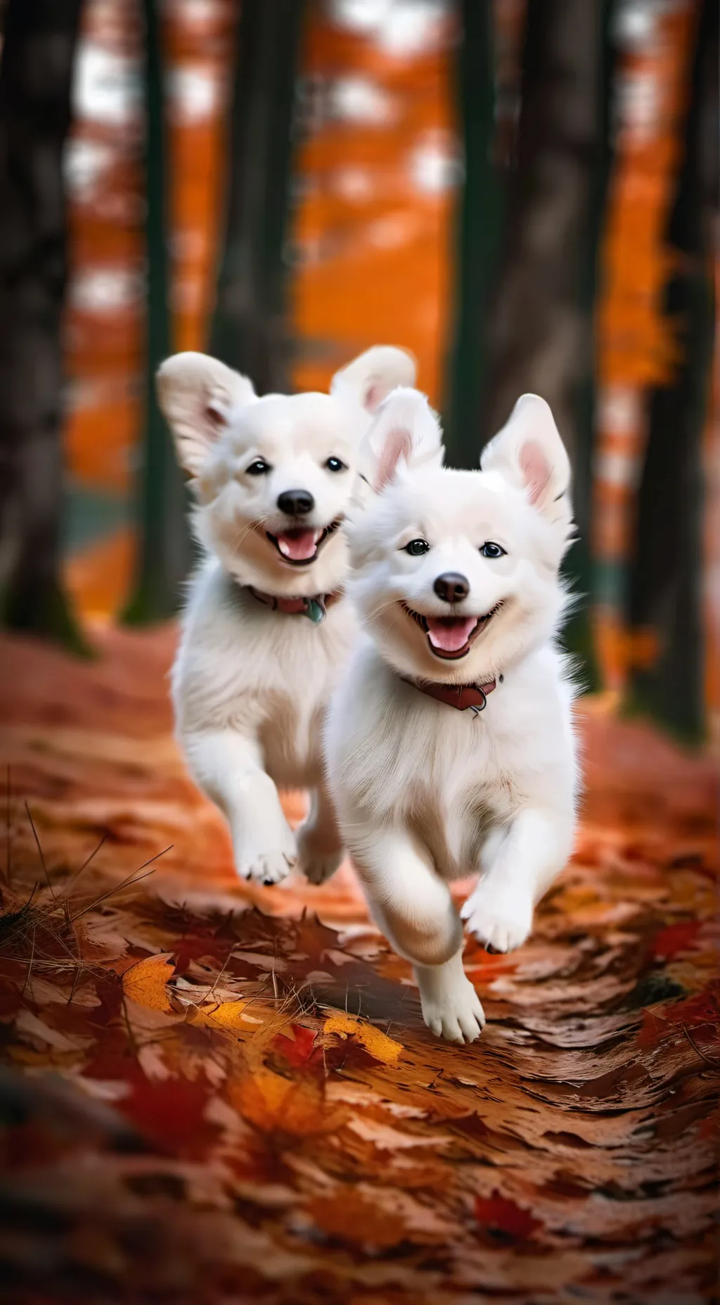 ai character: Puppies background