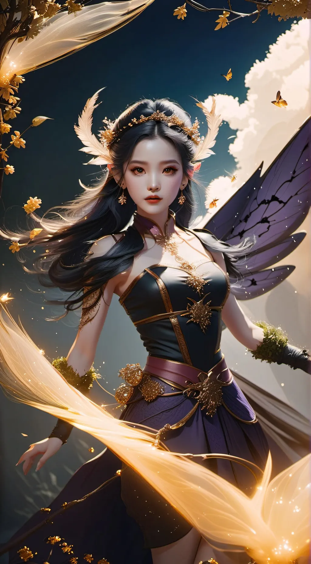 ai character: Raven background