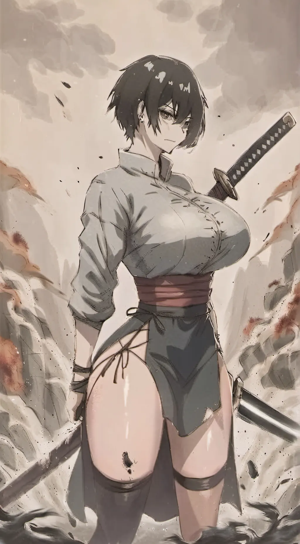 ai character: Maki (JJK)! background